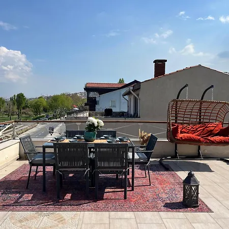 Waterfront By The Tram - Terrace With Dome & Golden Horn View In Fatih