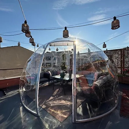 Waterfront By The Tram- Terrace With Dome & Golden Horn View In Fatih *